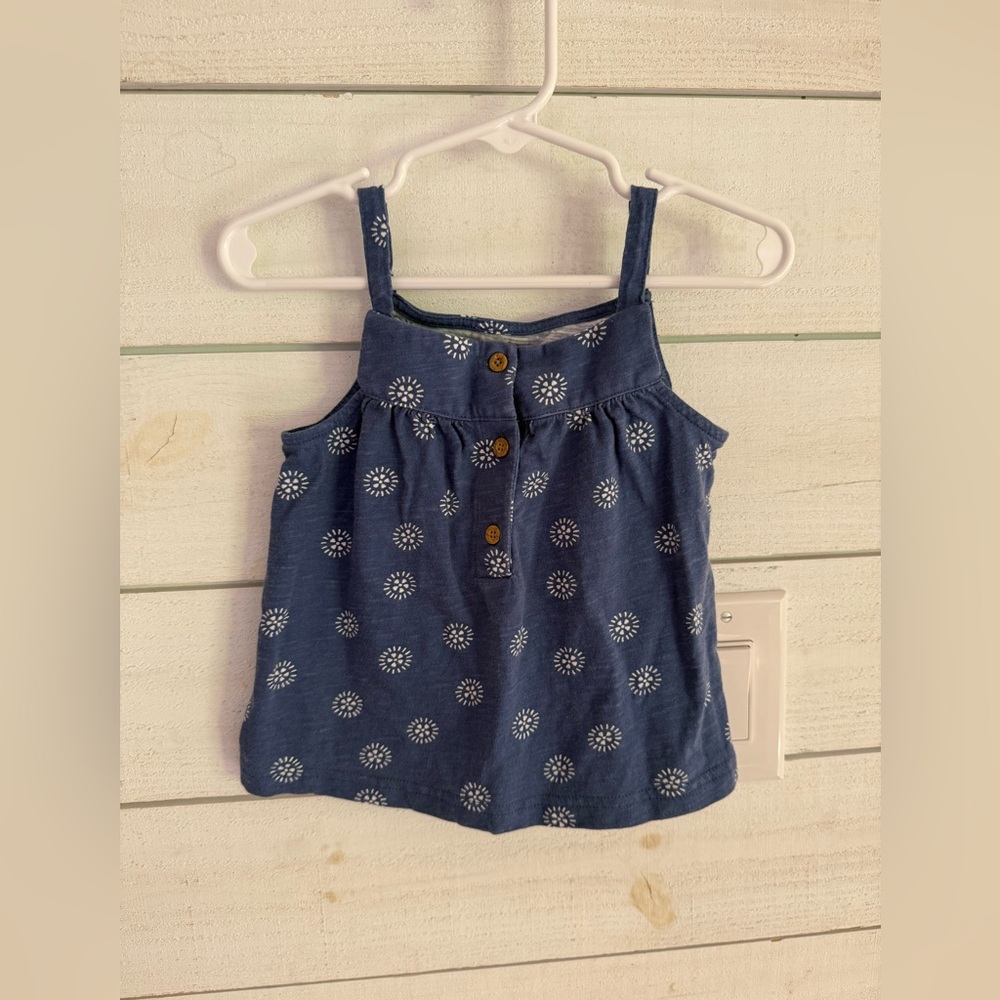 Cat and Jack Navy girls tank top size 24 months